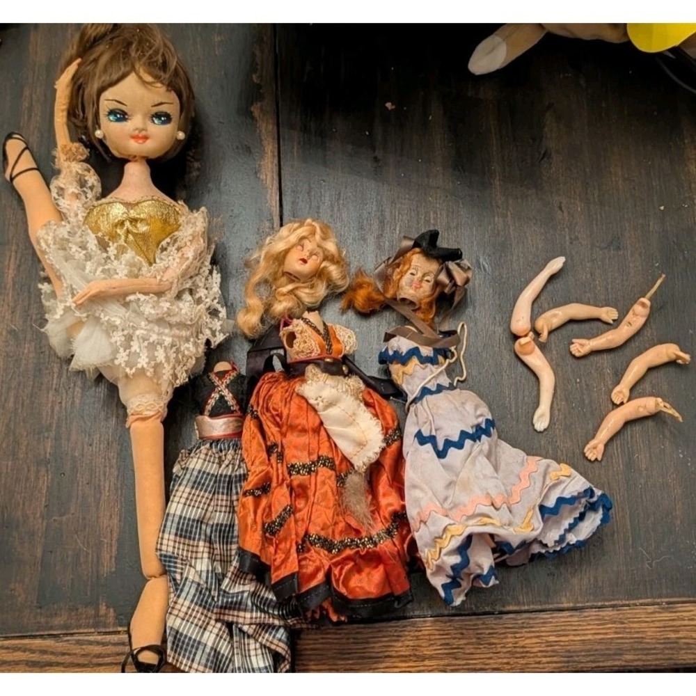 Vintage antique Dolls‎ for parts and repair
